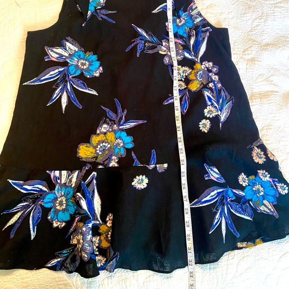 Free People Dress, Sleeveless, Black Floral, Medium, NWOT - Picture 3 of 6